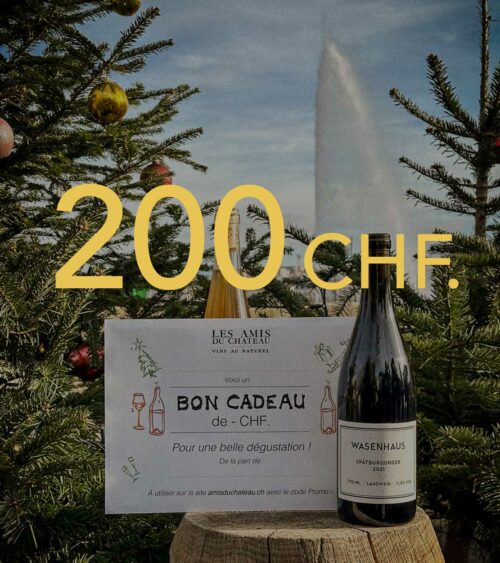 Bon cadeau 200 CHF.